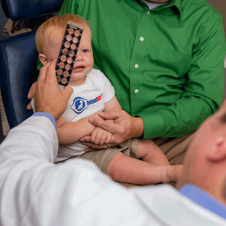 Infantsee eye exam at Village Eye Clinic